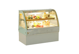 Tủ bánh kem để bàn 2 tầng 90cm kính cong S-430A  1
