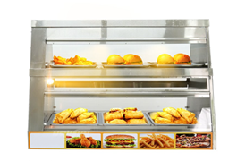 Tủ giữ nóng thực phẩm 2 tầng 1m2 HW-4P  1