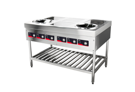 Bếp điện từ thương mại 4 vùng 2 đầu đốt LT-B300VI-B105 1