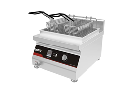 Máy chiên ngập dầu cảm ứng để bàn hai giỏ Lestov LT-TZL-B105 1