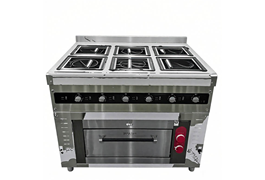 Bếp điện từ 6 đầu đốt có lò nướng Lestov LT-B290VI-JL 1