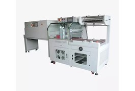 Máy đóng gói màng co kèm buồng nhiệt dành cho tấm ván sàn BSF-5545LE + BS-4525 1
