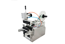 Máy dán nhãn bán tự động cho trai, lọ tròn LT-80  1