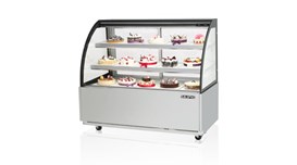 Tủ trưng bày kính cong 3 tầng dài 1,5m SKIPIO SBR1500-3RD 2