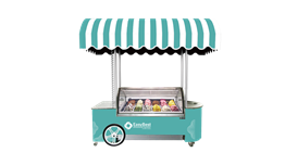 Xe đẩy di động bán kem Easybest Ice Cart Sunny 12  2