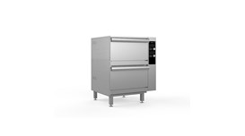 Tủ nấu cơm công nghiệp 2 tầng dùng gas cho 100 người ăn Prime PMRCPE-100P/N 2