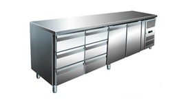 Bàn mát 2 cánh 6 ngăn Firscool G-GN4150TN 2