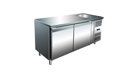 Bàn mát 2 cánh inox có bồn rửa Firscool G-GNS2100TN 2