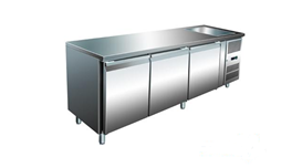 Bàn mát 3 cánh inox có bồn rửa Firscool G-GNS3100TN 2