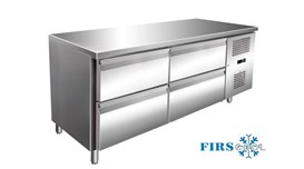 Bàn mát 4 ngăn inox Firscool GN2X2/1G-4D 2