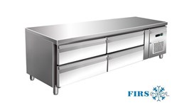 Bàn mát 4 ngăn inox Firscool G-U-GN2X2/1-4D 2