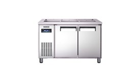 Bàn pizza 2 cánh inox Everzen UDS-12PIP 2