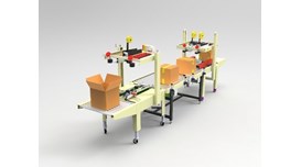 Dây chuyền dán thùng carton tự động kiểu chữ H 2