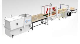 Dây chuyền đóng gói tự động cấp mở, dán và đóng đai thùng Carton 2