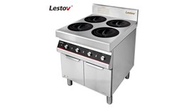 Bếp từ công nghiệp 4 đầu đốt có núm vặn Lestov LT-B300IV-B105 2