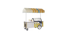 Xe đẩy bán kem Prosky GELATO CART 10 2