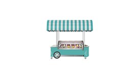 Xe đẩy bán kem ICE CREAM CART SUNNY 16 2