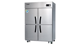 Tủ mát inox 4 cánh Lassele LS-1044R (quạt gió) 2