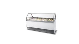 Tủ Trưng Bày ISA Millennium Gelato Curved LX W155-D108-H135 2