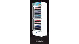 Tủ mát 2 cánh kính 400L Sanden SPA-0403X 2