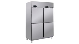 Tủ nửa đông nửa mát 4 cánh inox Berjaya BS DU2F2C/Z 2
