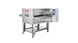 Lò nướng pizza băng chuyền dùng gas Hongling PZG-32H 2