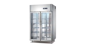 Tủ Trưng Bày Đứng Có Cửa Kính Hai Mặt Coolmes AS1.0G4-ST 2