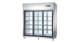 Tủ Trưng Bày Đứng Có Cửa Kính Hai Mặt Coolmes S1.6G6-STP 2