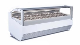 Tủ trưng bày kem gelato Smyrna New Long (30 Pans) 2