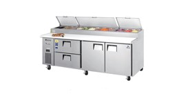 Bàn pizza 2 cánh 2 ngăn kéo Everest B240PS-22RRRS-E 2