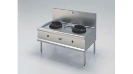 Bếp Á đôi có nồi soup dùng gas Rinnai DHG-0102/S 2