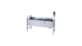 Máy chiên ngập dầu băng chuyền điện Fujimak  2