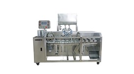 Máy đóng gói túi sẵn dùng cho chất lỏng 2 vòi chiết HC-130 (10-100 gram) 2