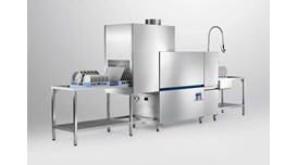 Máy rửa bát băng chuyền kiểu giá đỡ Hobart PROFI CS 2