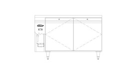 Bàn mát 2 cửa điều khiển từ xa Williams B2R(J) 2