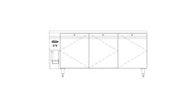 Bàn mát 3 cửa điều khiển từ xa Williams B3R(J) 2