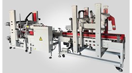 Máy hàn kín mặt bích gấp góc tự động hoàn toàn EXC-308A hai cột + EXC-312A 2