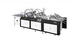 Máy dán băng keo 2 mặt hộp giấy DT 850/1200 tự động 2