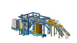 Dây chuyền quấn màng pallet tự động YUPA-2100-L 2