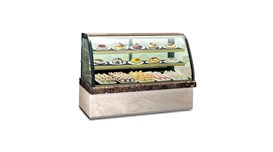 Tủ trưng bày bánh kính cong Kinco SRM3 2