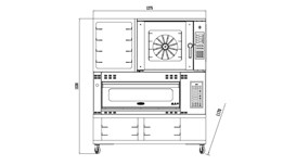 Lò nướng kết hợp Bresso HBDO-2015 2