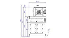 Lò nướng kết hợp Bresso HBWO-2015-ZS1 2