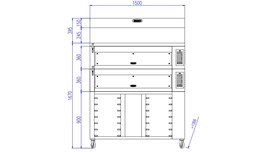 Lò nướng bánh Bresso HBWO-3002-ZS2 2