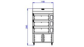 Lò nướng bánh Bresso HBWO-3003H-ZS3 2