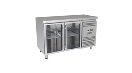 Bàn mát 2 cánh kính Kistem KIS-XFT13RG quạt gió 2