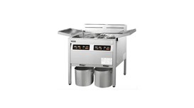 Bếp chiên nhúng đôi dùng gas Grand Woosung GW-GF901P 2
