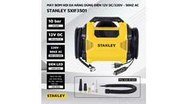 Máy bơm hơi đa năng dùng điện 12V/220V Stanley SXIF3501 2