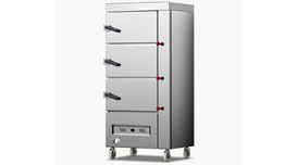 Tủ hấp công nghiệp 3 cửa dùng gas 10 khay CHINENG  2