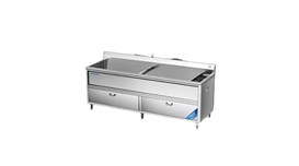 Máy rửa rau củ khử khuẩn 1 bồn 2.44m CHINENG CN-YSJK-QX2440 2