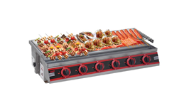 Bếp nướng gas không khói 6 họng ngắn OKASU NS-BNHN6N  2